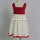 stripe chiffon  sleeveless baby girls dress